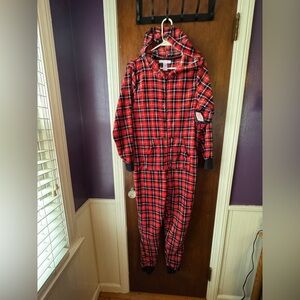 Plaid Red Adult Pajamas